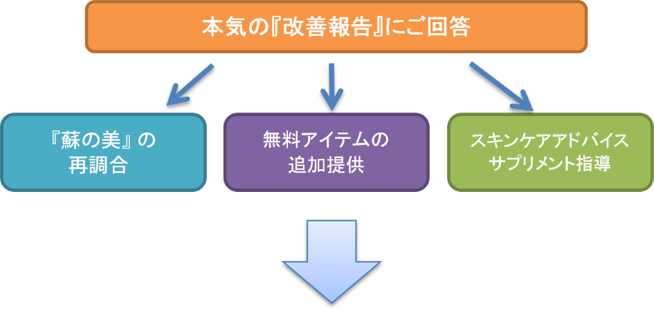 改善報告のフロー